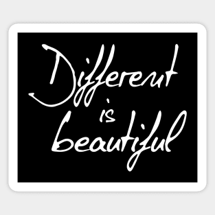 Different Is Beautiful Inspiring Gift Sticker